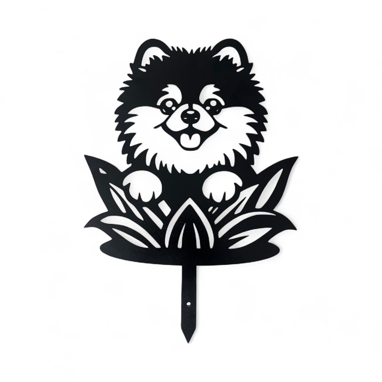 Oyuncu Köpek Metal Silueti - Teknik Çizim